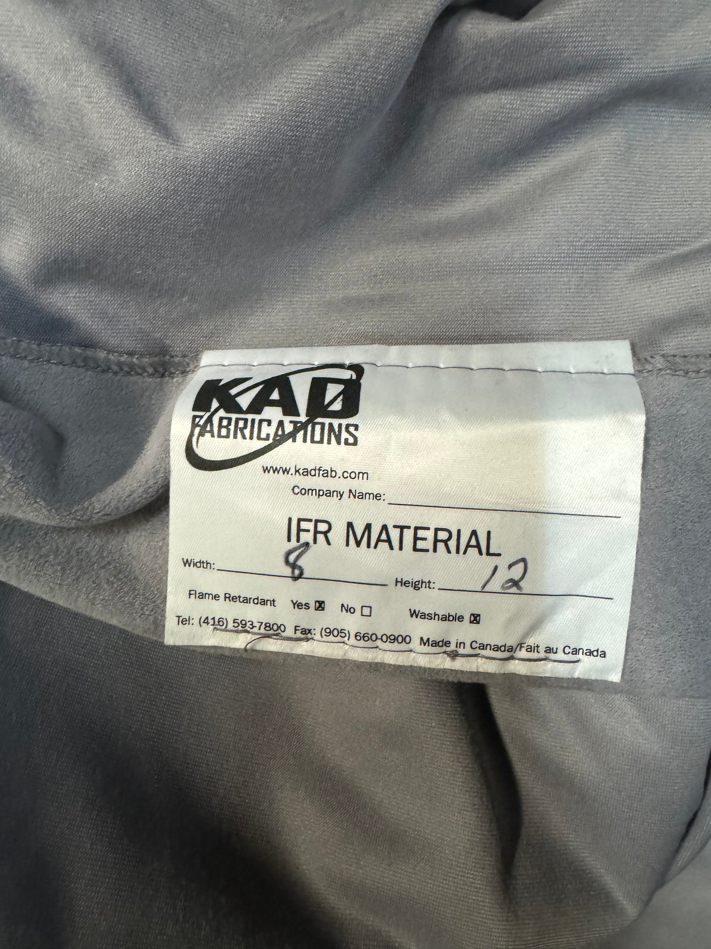 Grey Drapes 8’x12’ - Rental Stock