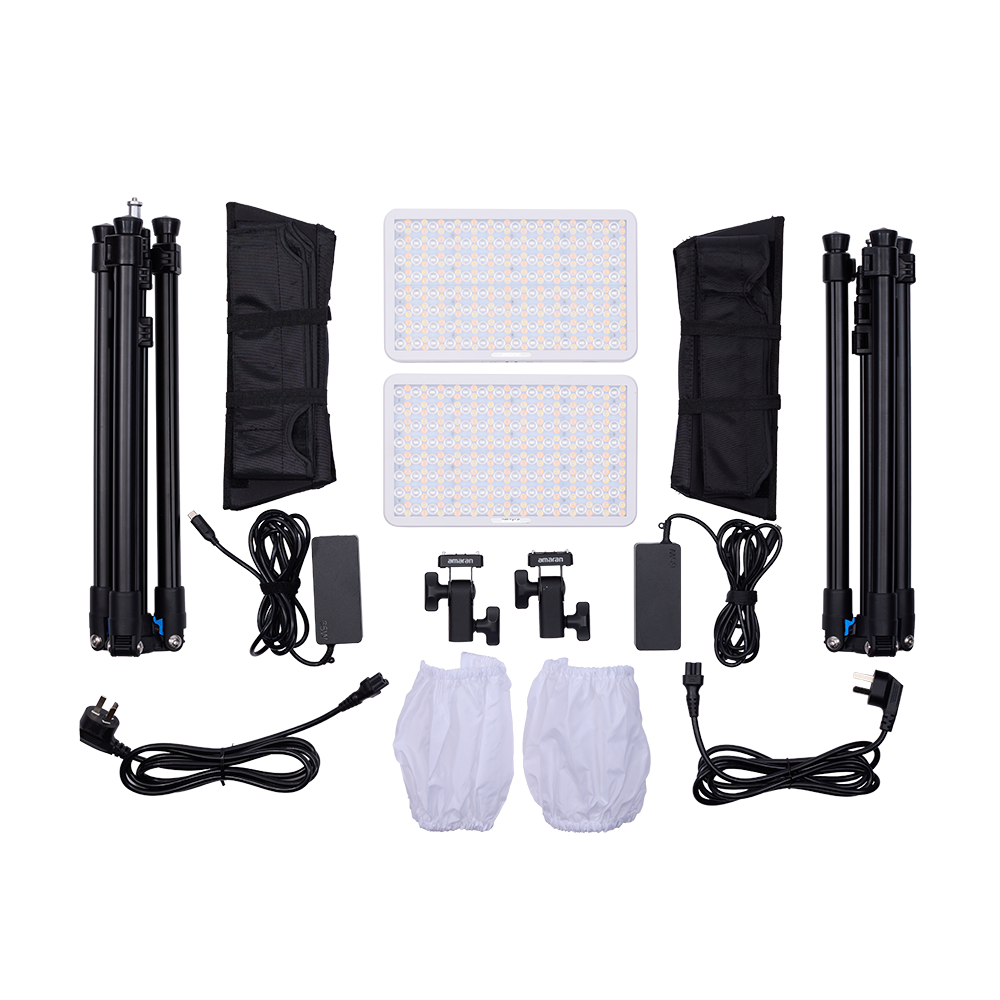 amaran Pano 60c 2-Light Kit - White