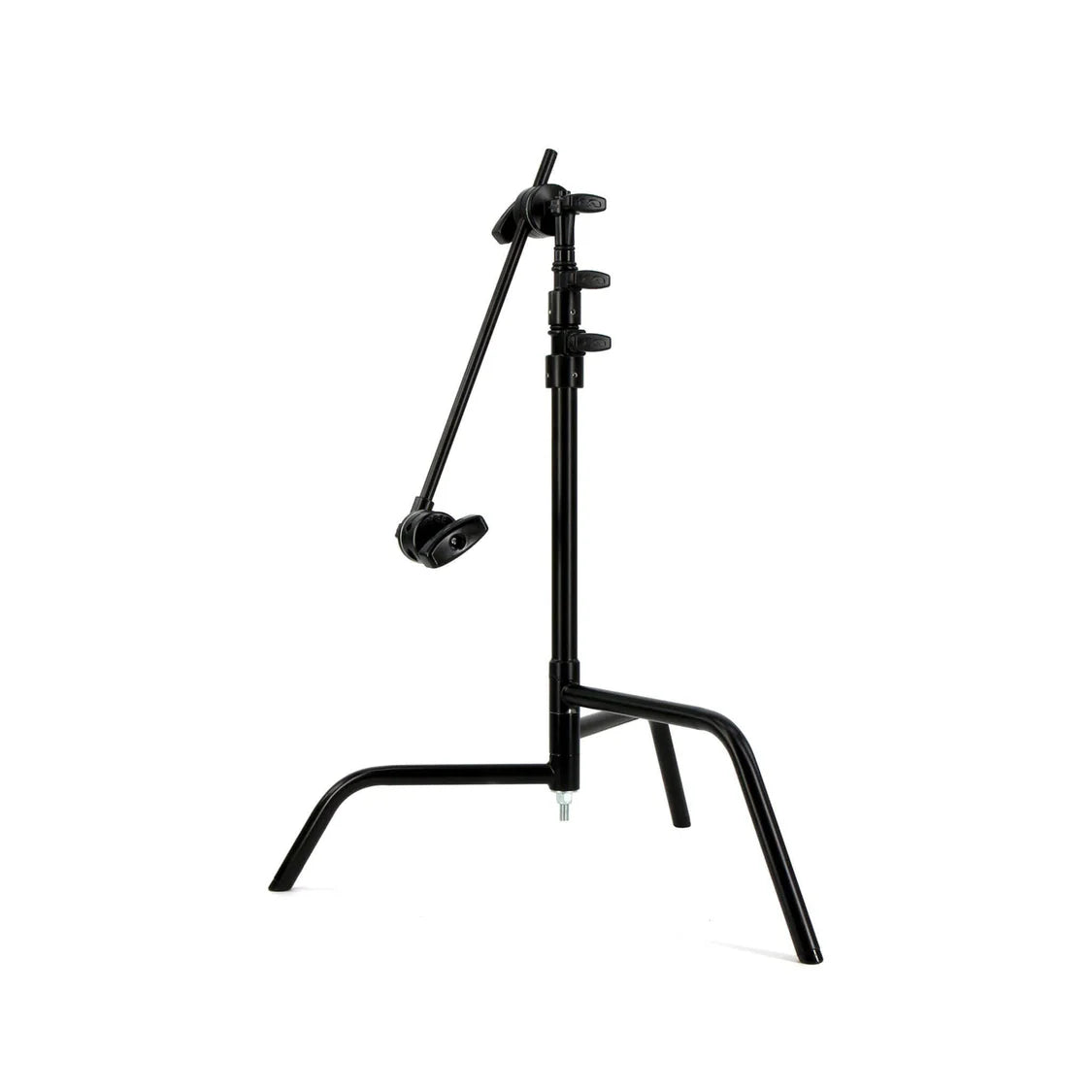 Matthews 20" Double Riser Spring Loaded Folding C-Stand w/Grip Head & Arm Chrome