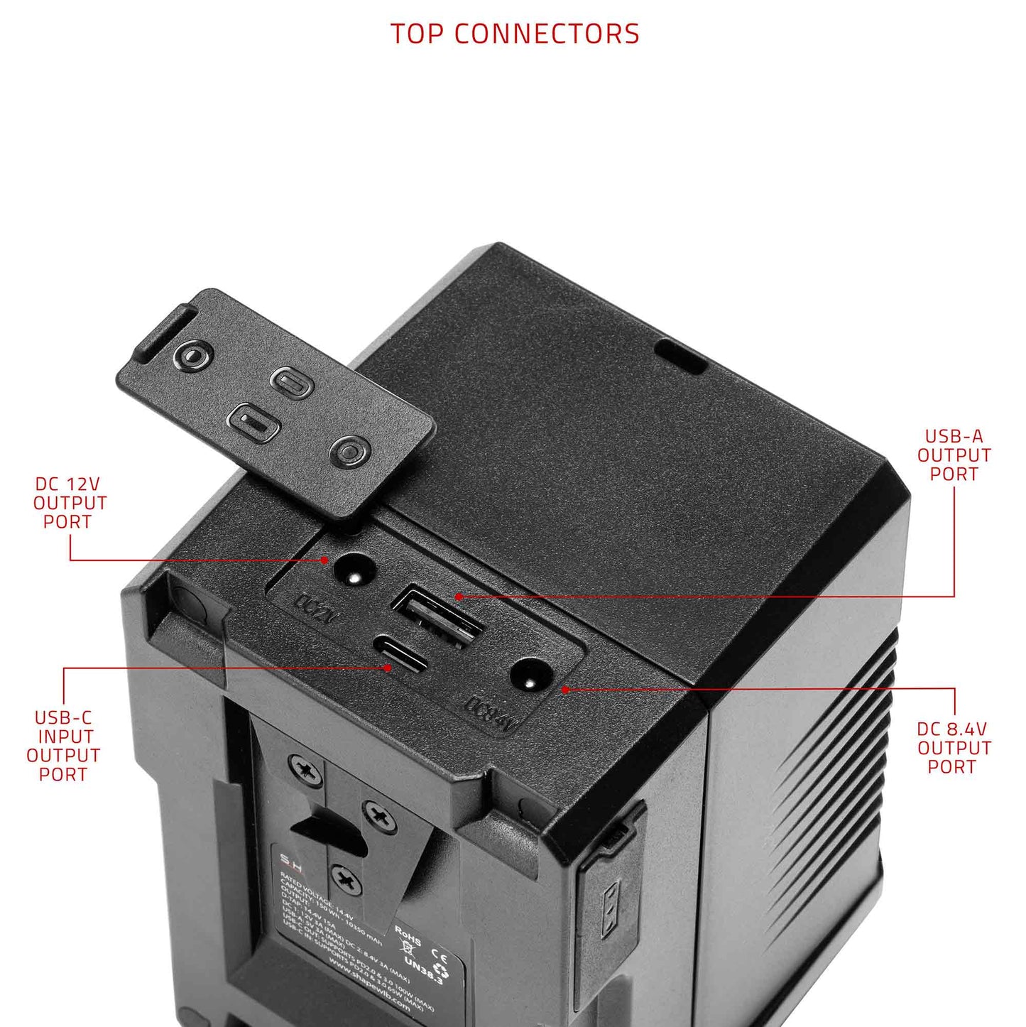 SHAPE Mini 150 Wh V-Mount battery USB-C Input/Output