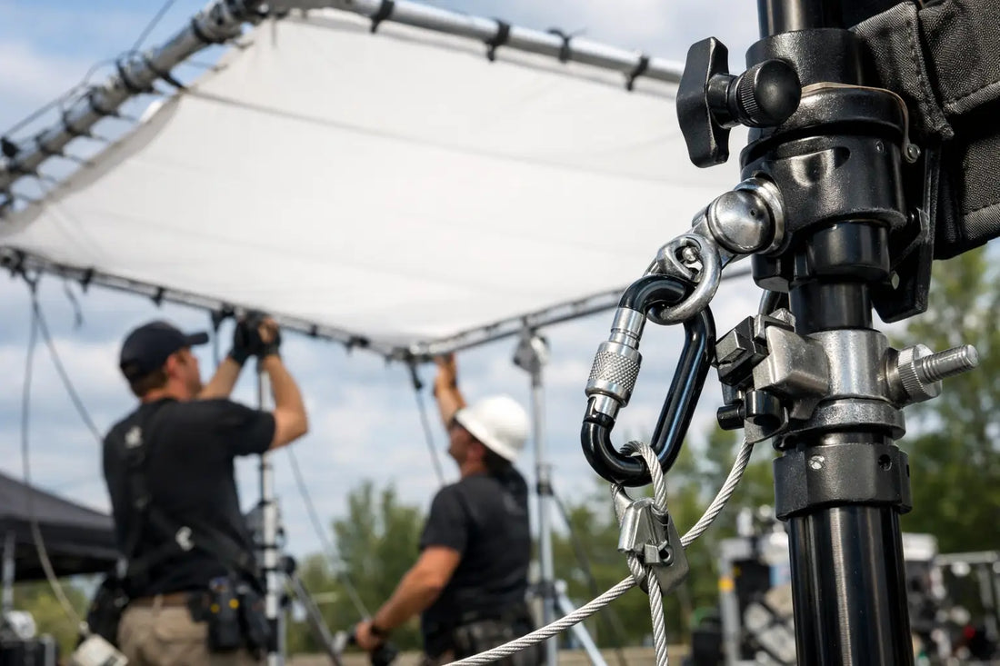 How to Rig Overhead Diffusion Safely on Set