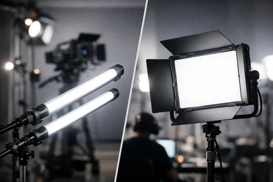Tube Lights vs Panel Lights for Production