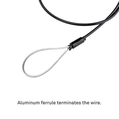 KUPO 70cm Safety Wire- 3.0mm Diameter with PVC Jacket