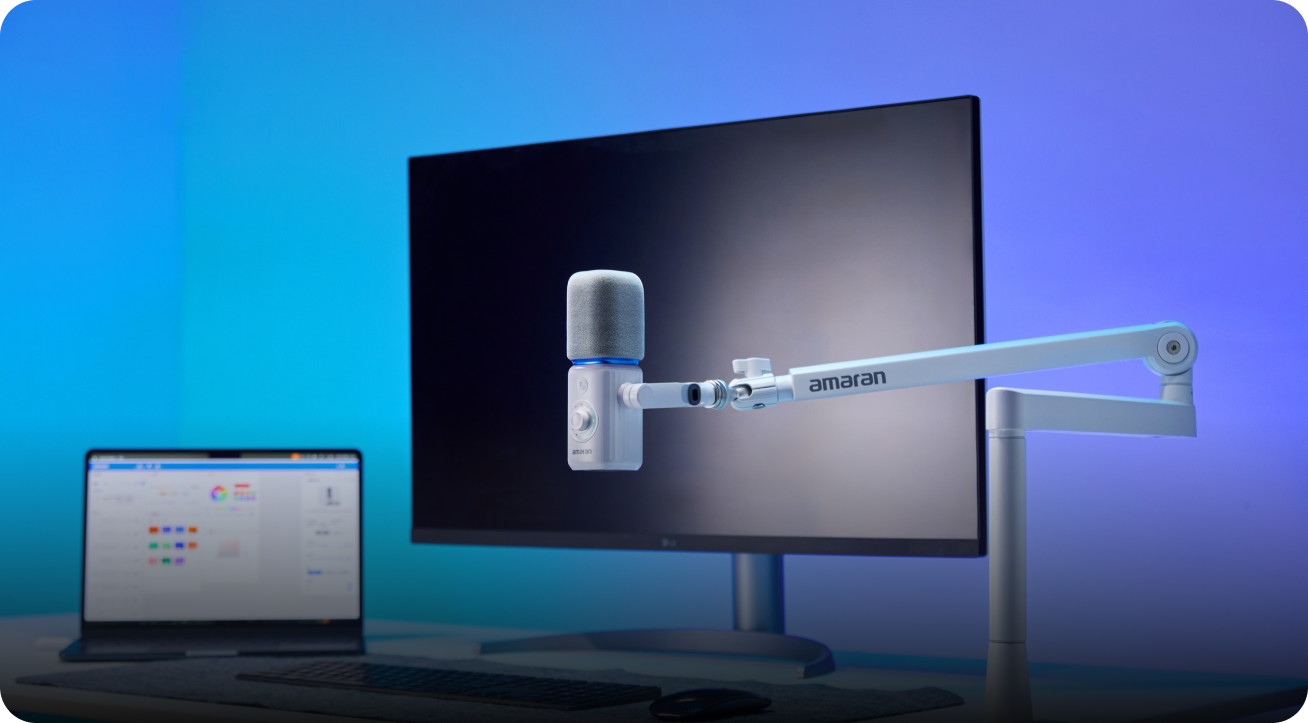 amaran Mic - Low-Profile Boom Arm Kit