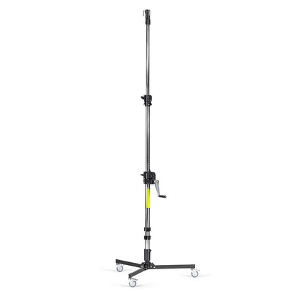 Manfrotto -   3-Sec Low Base Wind Up Stand with Wheels