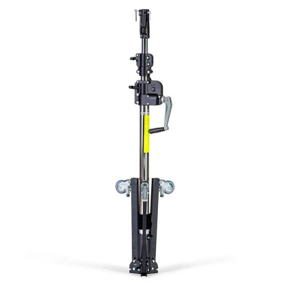 Manfrotto -   3-Sec Low Base Wind Up Stand with Wheels