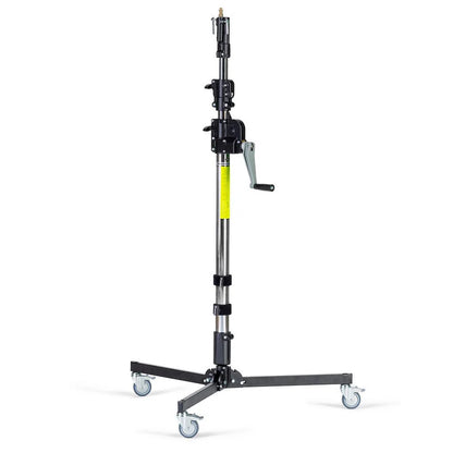 Manfrotto -   3-Sec Low Base Wind Up Stand with Wheels