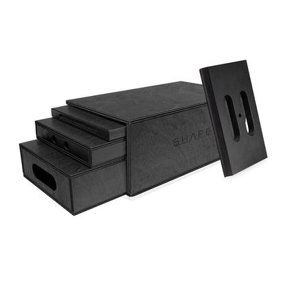SHAPE Black Nesting Apple Box 4-in-1