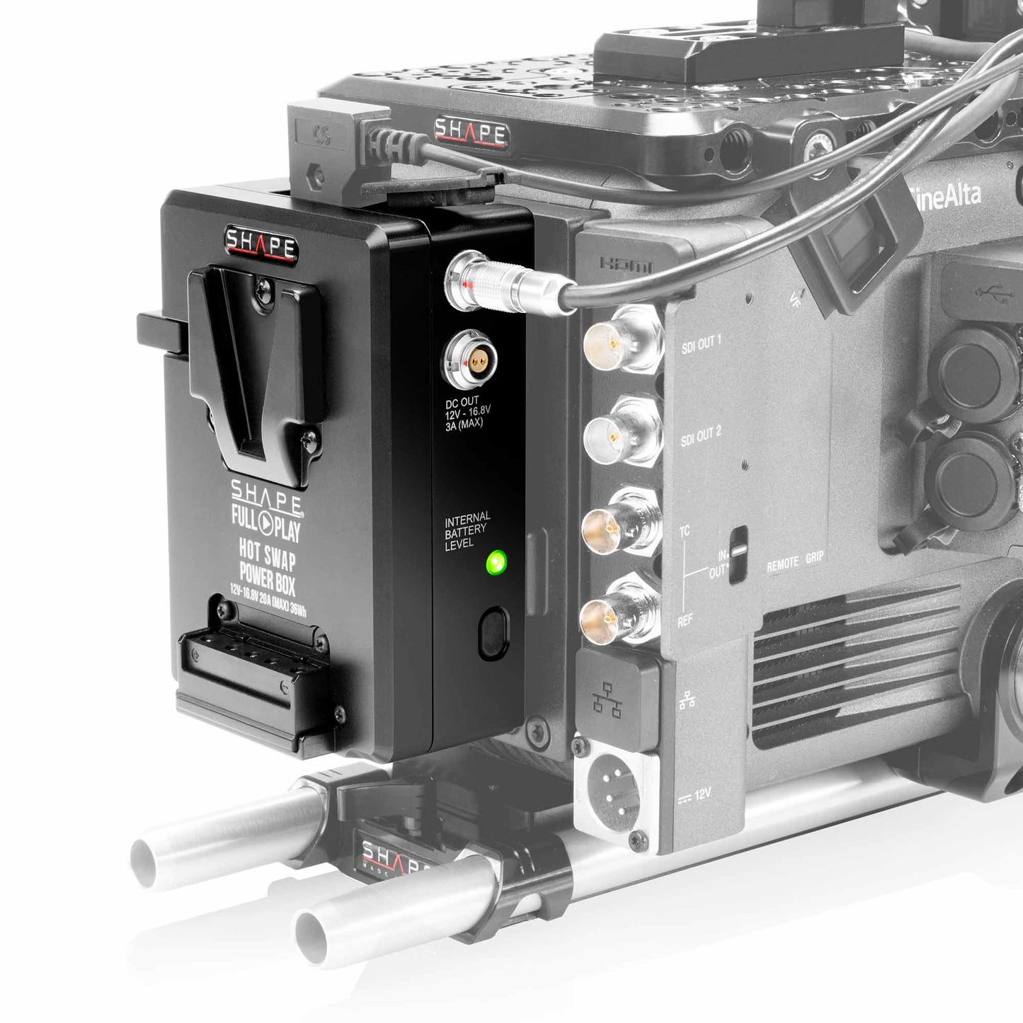 SHAPE Hot Swap V-Mount Power Box Battery 14.4V 36Wh