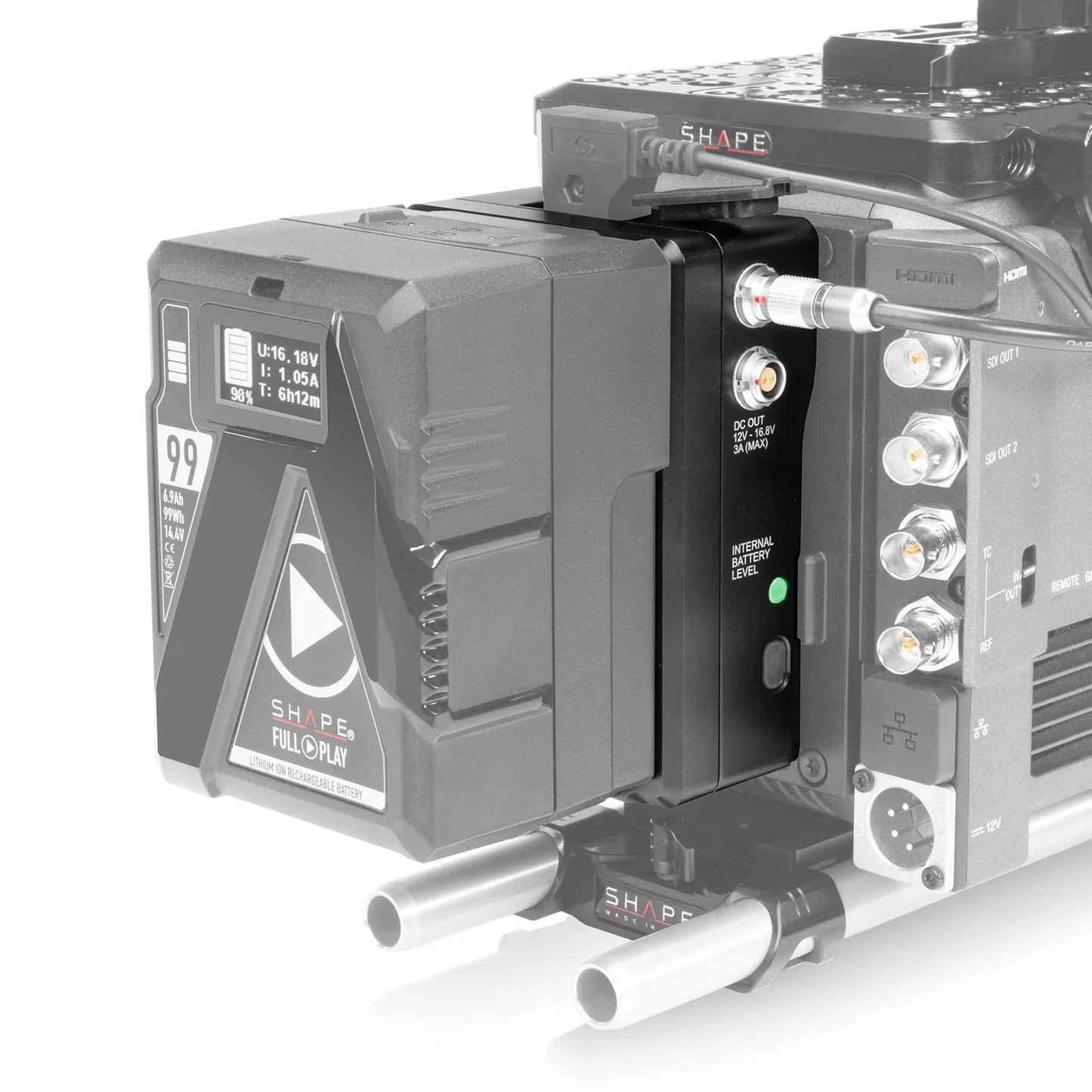 SHAPE Hot Swap V-Mount Power Box Battery 14.4V 36Wh