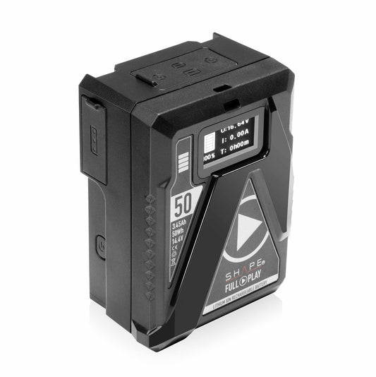 SHAPE Mini 50Wh V-Mount battery USB-C Input/Output