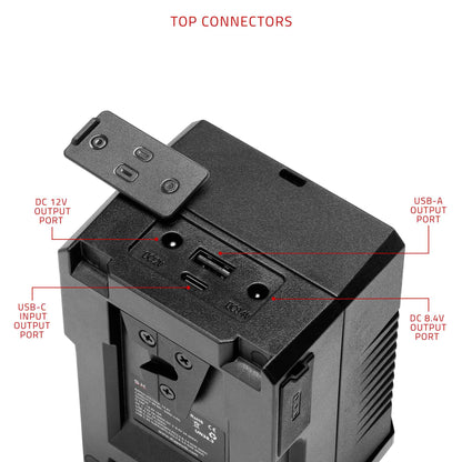 SHAPE Mini 99Wh V-Mount battery USB-C Input/Output