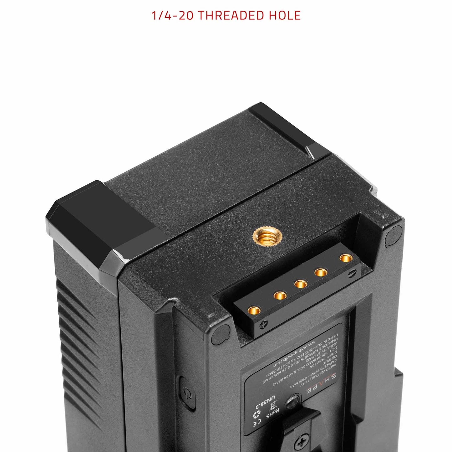 SHAPE Mini 99Wh V-Mount battery USB-C Input/Output
